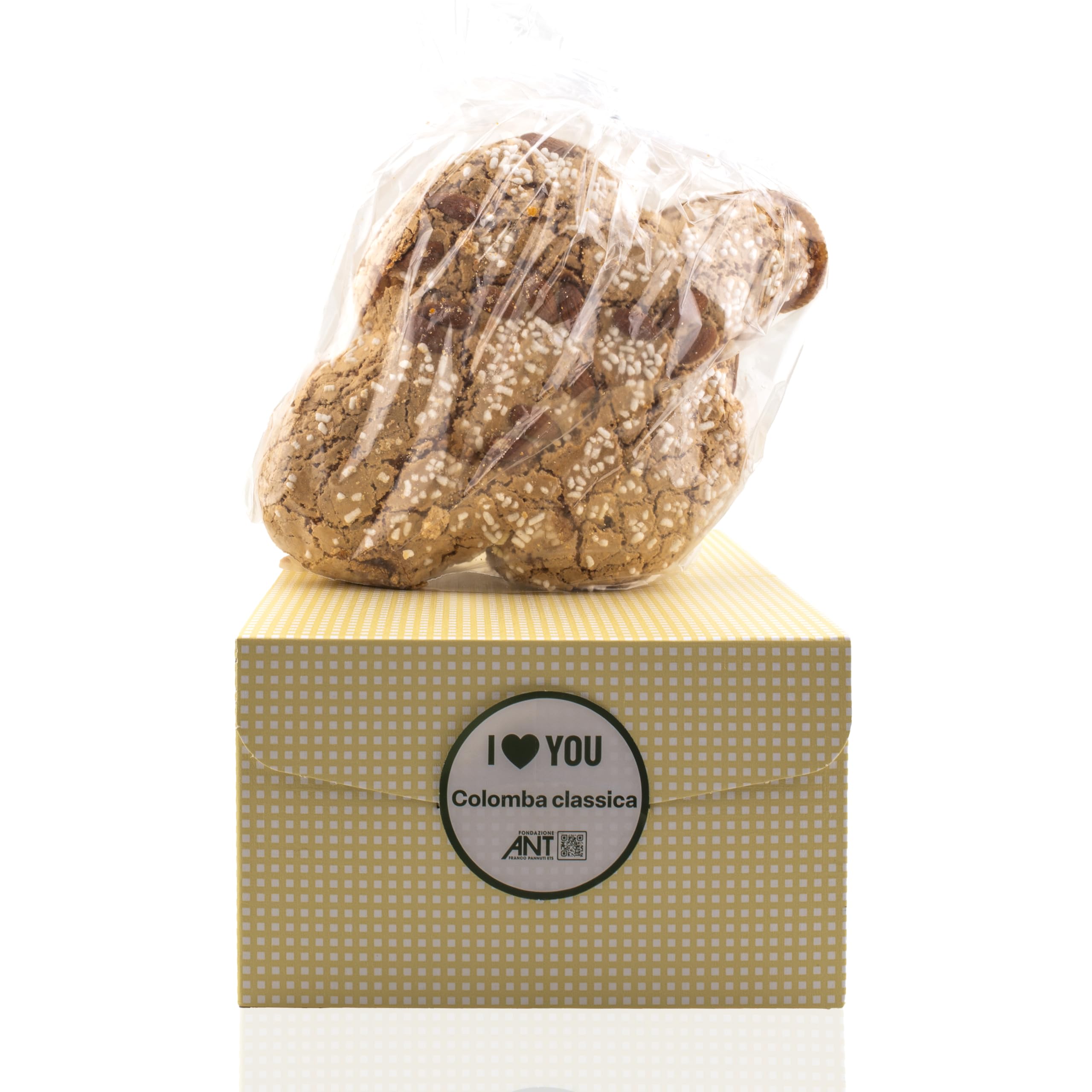 Fondazione ANT Italia Onlus - Gran Colomba Pasquale Classica - Dolce Artigianale Solidale - 750 gr