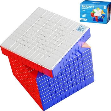 MoYu Meilong 10x10 M V2 Ball Core Magnetic Speed Puzzle Cube Moyu Stickerless MFJS Meilong 10M V2 10x10x10 Magic Cubing Classroom MF10M Speed Toys CubesBall-core Magnetic Edition