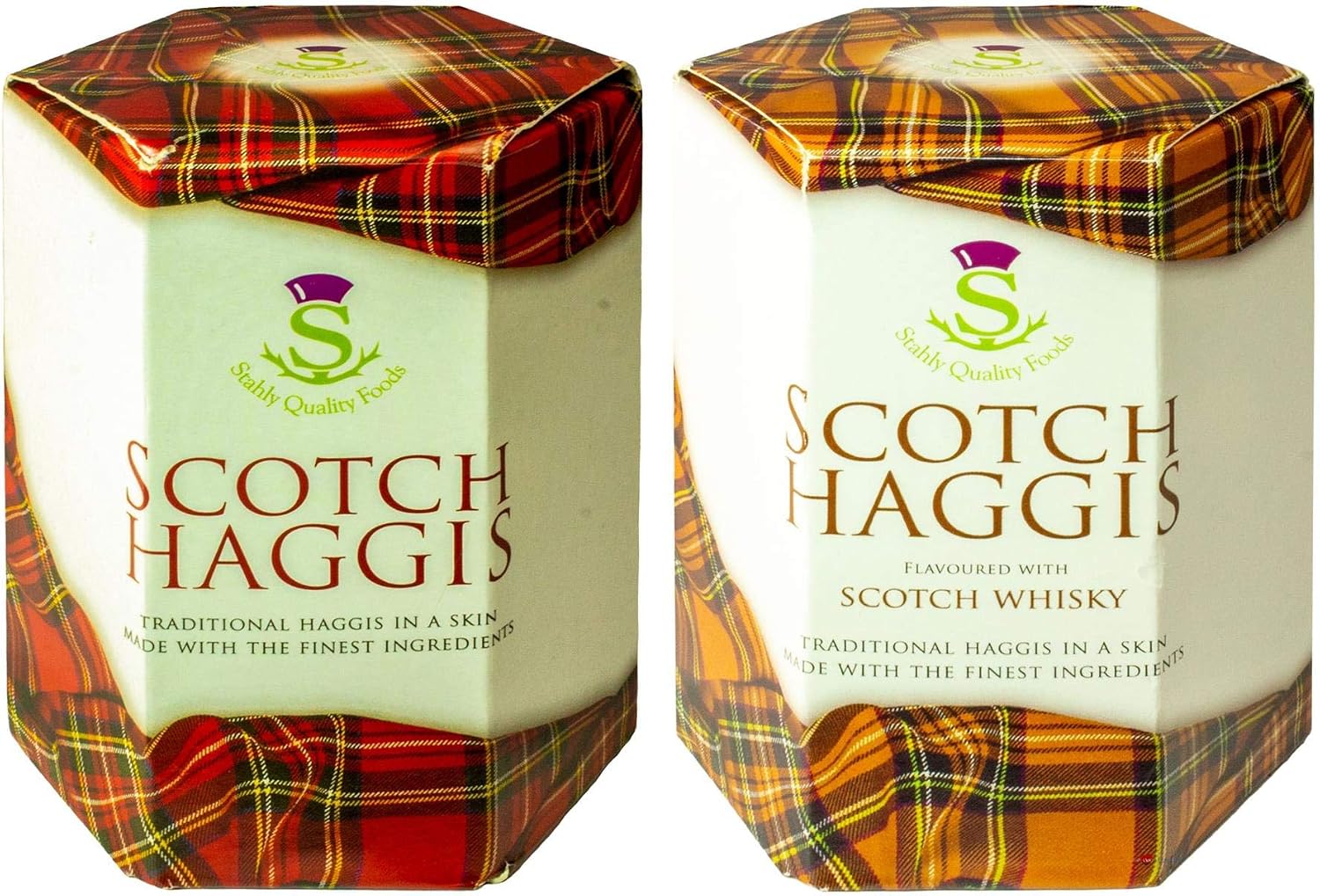 2 Pack Scottish Haggis and Scotch Whisky Haggis in a Tin - Tinned ...