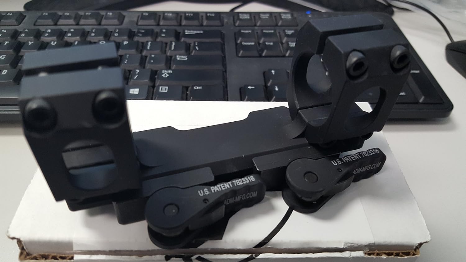 American Defense AD-Recon-SL 1 STD Riflescope Optic Mount, Black