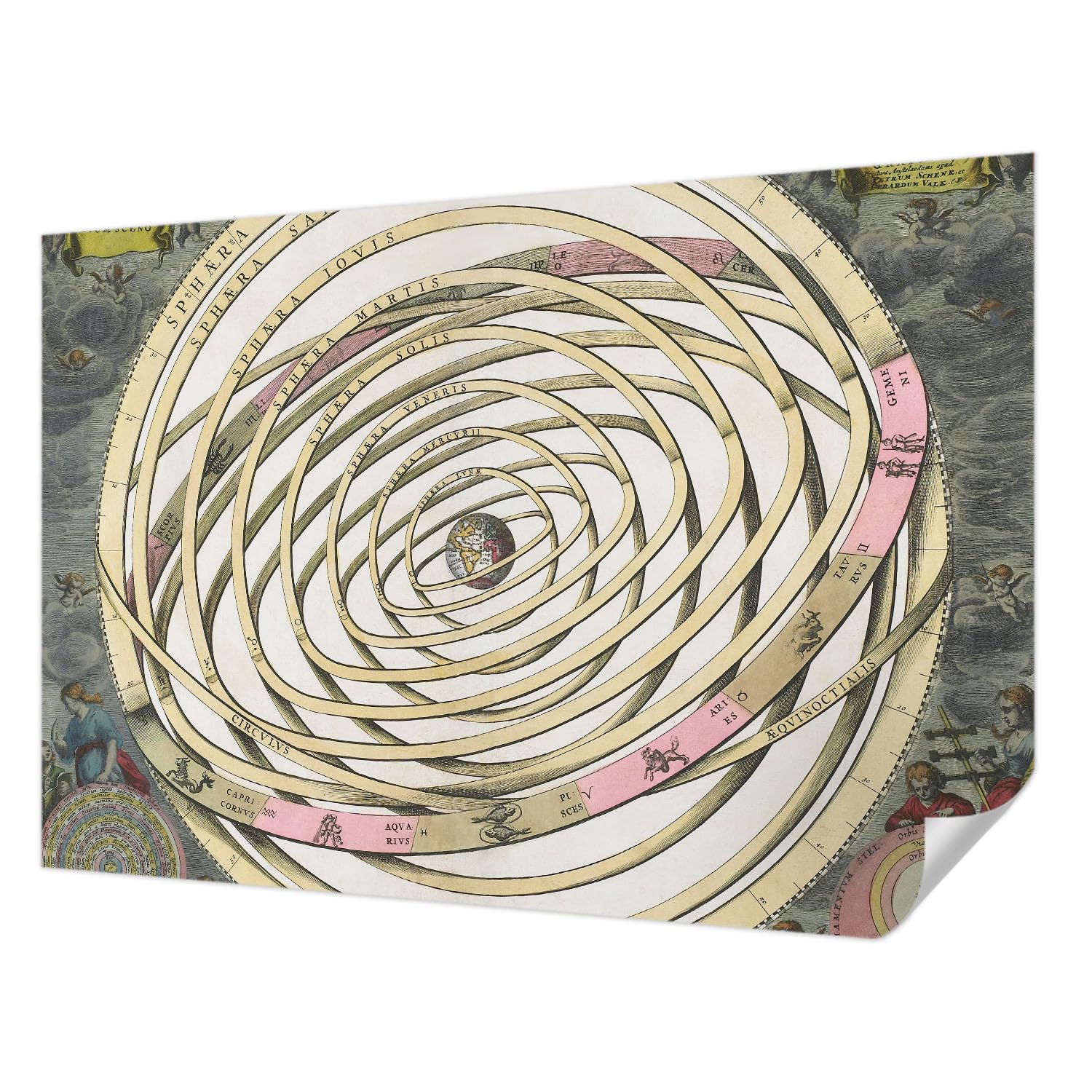 Papier peint photo autocollant cosmique 152x104 cm Tulup pour decoration salon