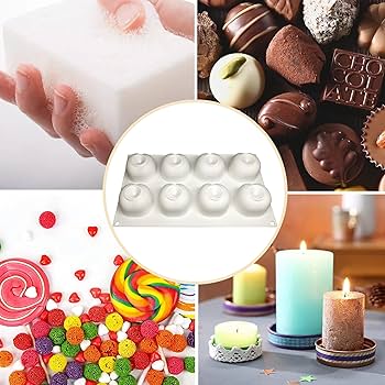 Siliconen 3D Mousse Cakevorm - DIY Bakvorm Voor Chocolade, Zeep En Kaarsen Met 18 Gaten