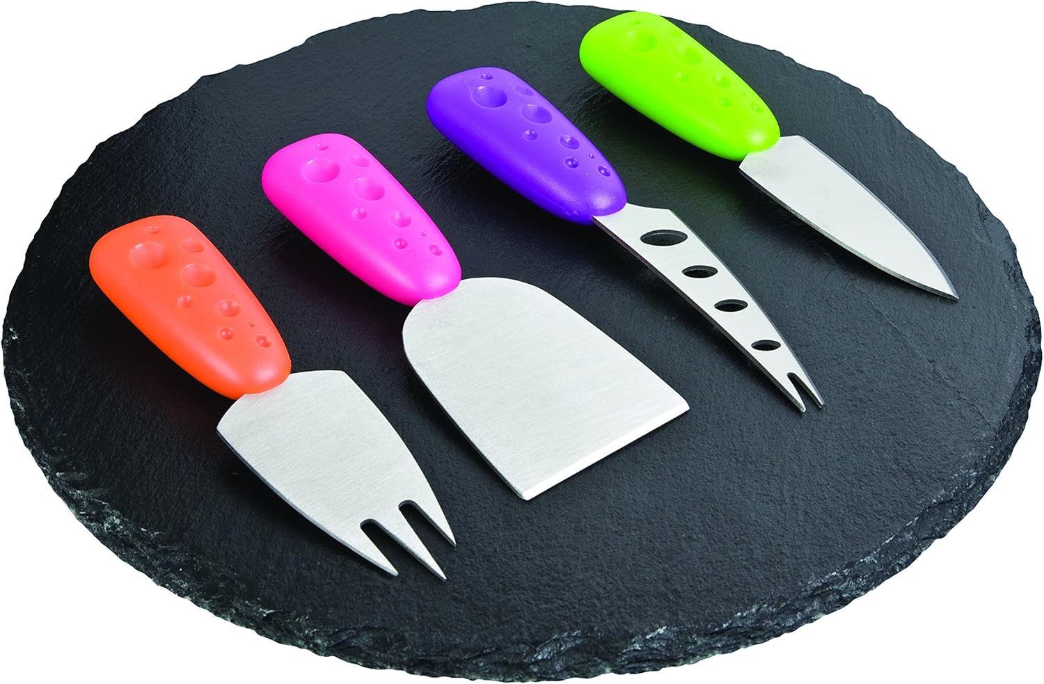 Taylors Eye Witness 24 cm Slate Cheese Board and Knife Set with Round