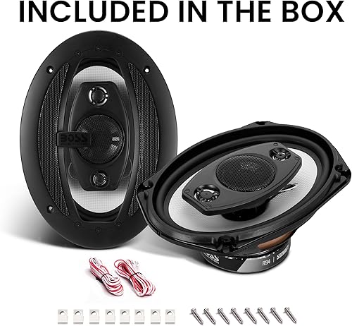 Miniatura 6 de BOSS Audio Systems R94 Riot Series - Altavoces estéreo para puerta de automóvil de 6 x 9 pulgadas, 500 vatios máximo, 4 vías, rango completo,