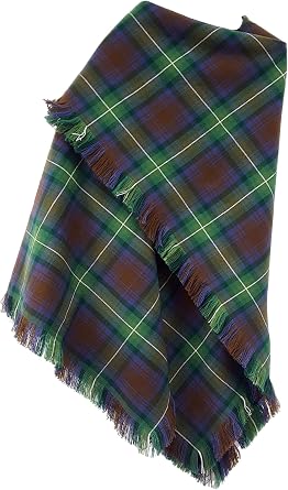 The Celtic Croft Isle of Skye Homespun Tartan Shawl