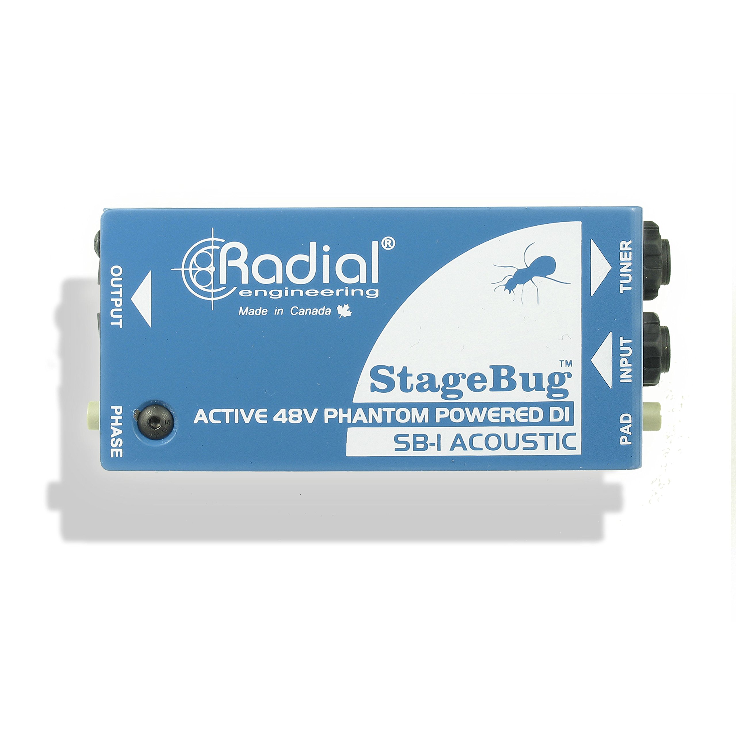 RADIAL StageBug SB-1 Acoustic エレアコ用アクティブDIボックス