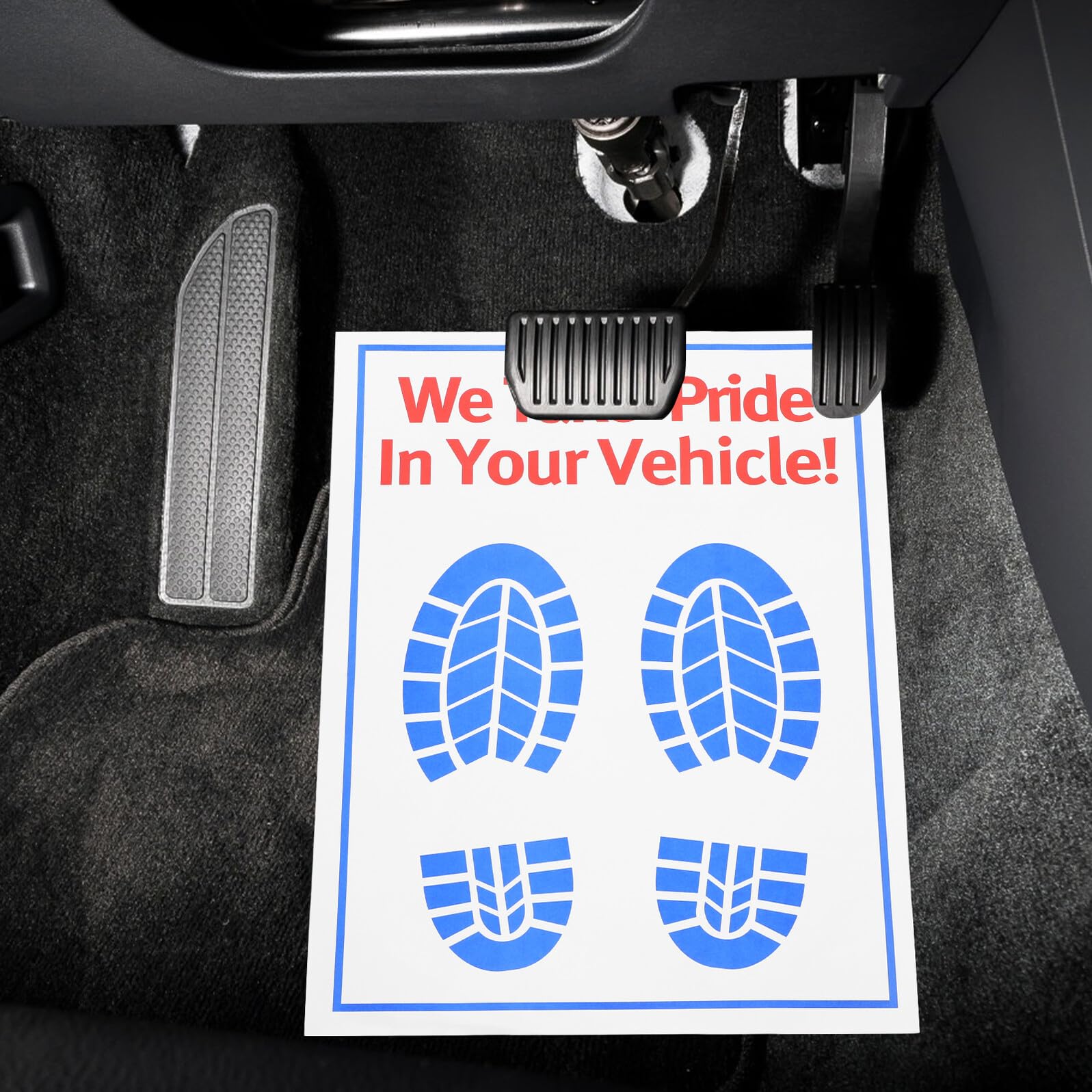 VALICLUD 100 pièces Tapis de Sol Auto Jetable Papier Protection Sol Voiture Résistante à Usure Antidérapant et Décoratif Protection Pratique pour Entretien et Réparation