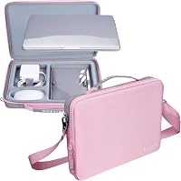 Smatree 13.3" Laptop Kemény Tok MacBook Pro/Air, iPad Pro, Surface Pro - Rózsaszín 1