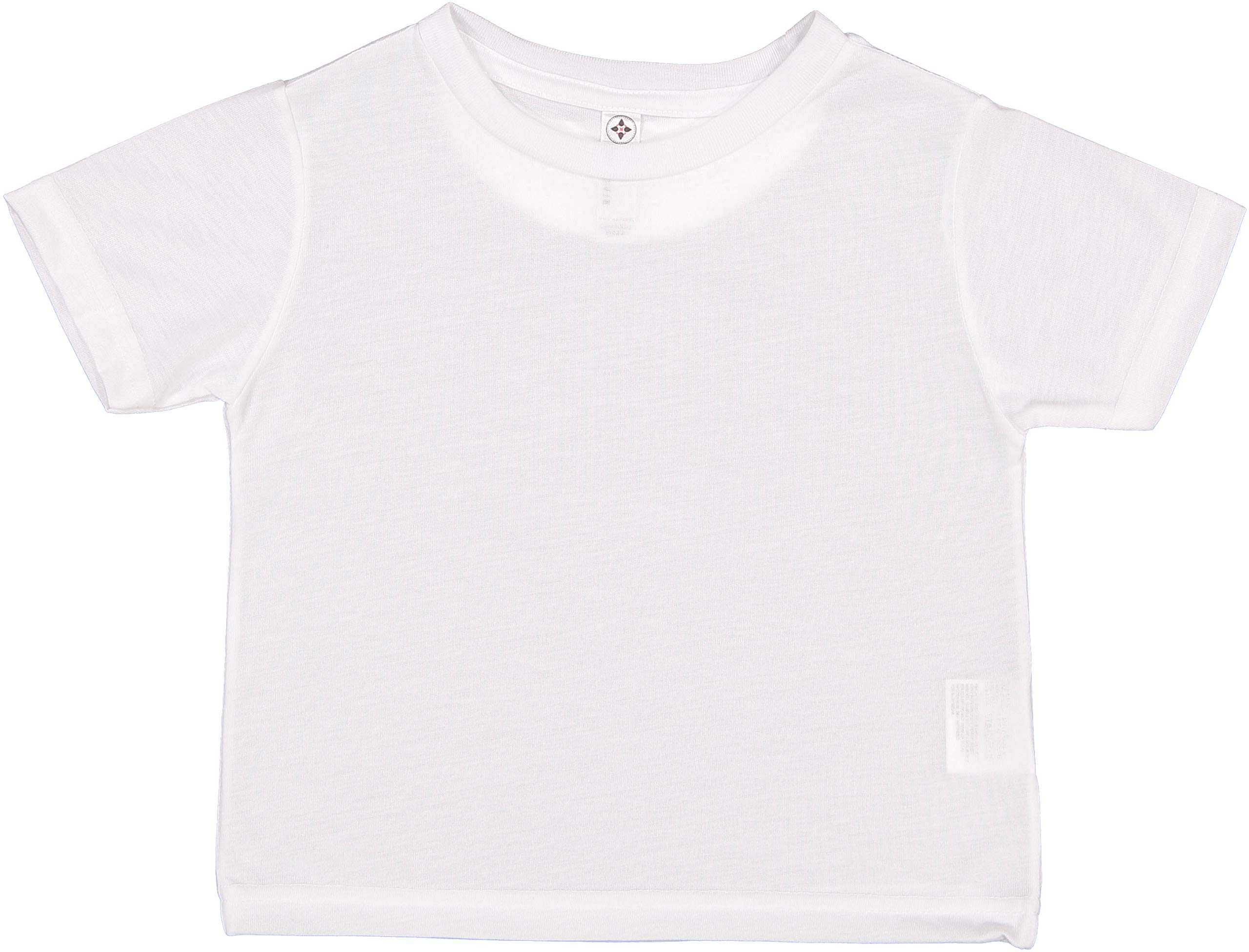 Sublivie Toddler 100% Polyester Crew Neck Short Sleeve Sublimation T-Shirt, White, 4T