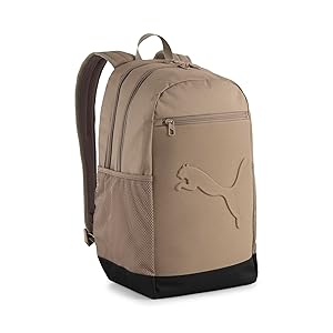 PUMA BUZZ Backpack – Zaini a strati Unisex, Totally Taupe, OSFA – 091153