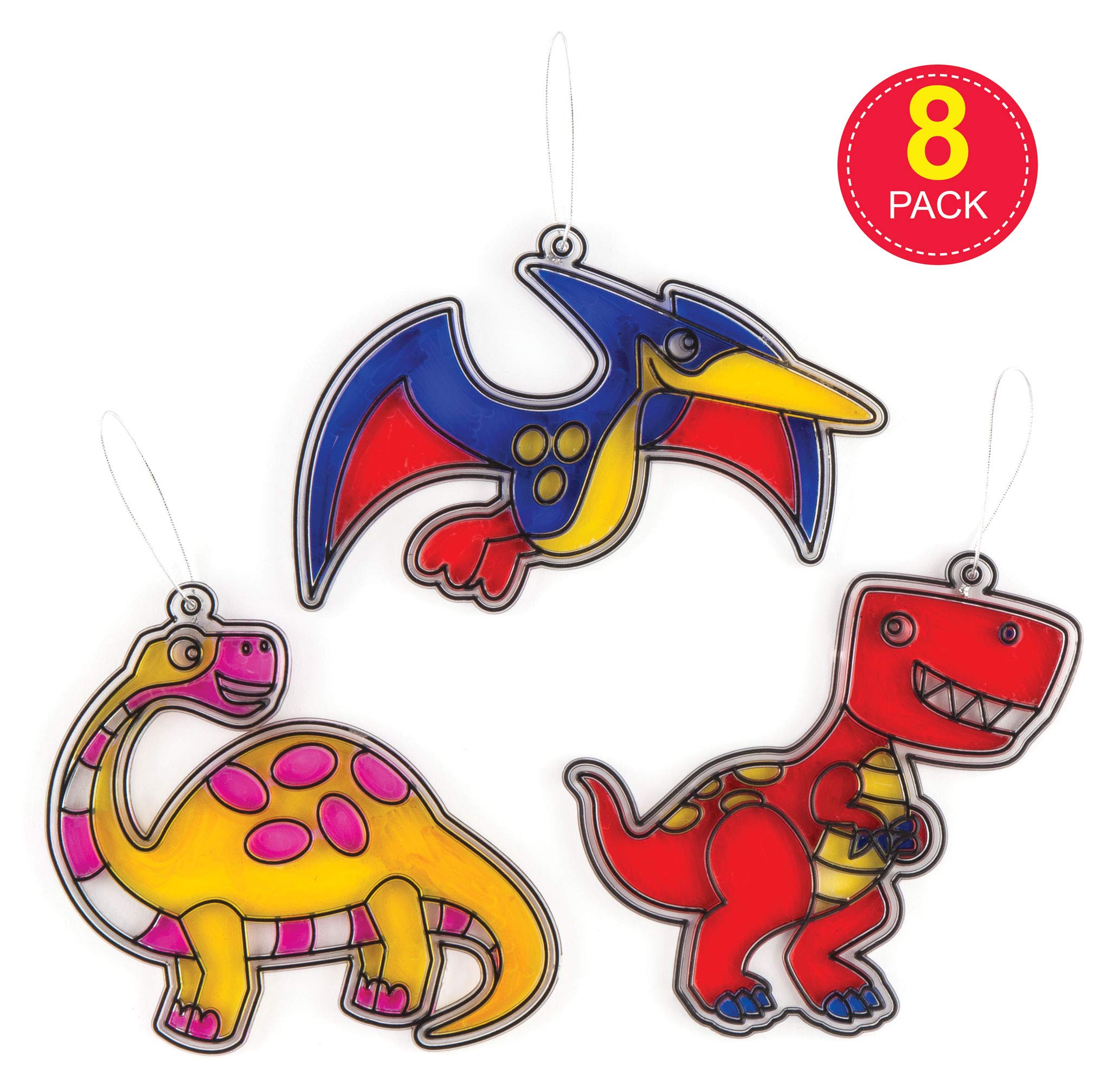 Amazon.co.jp: Baker Ross 恐竜サンキャッチャーデコレーションキット