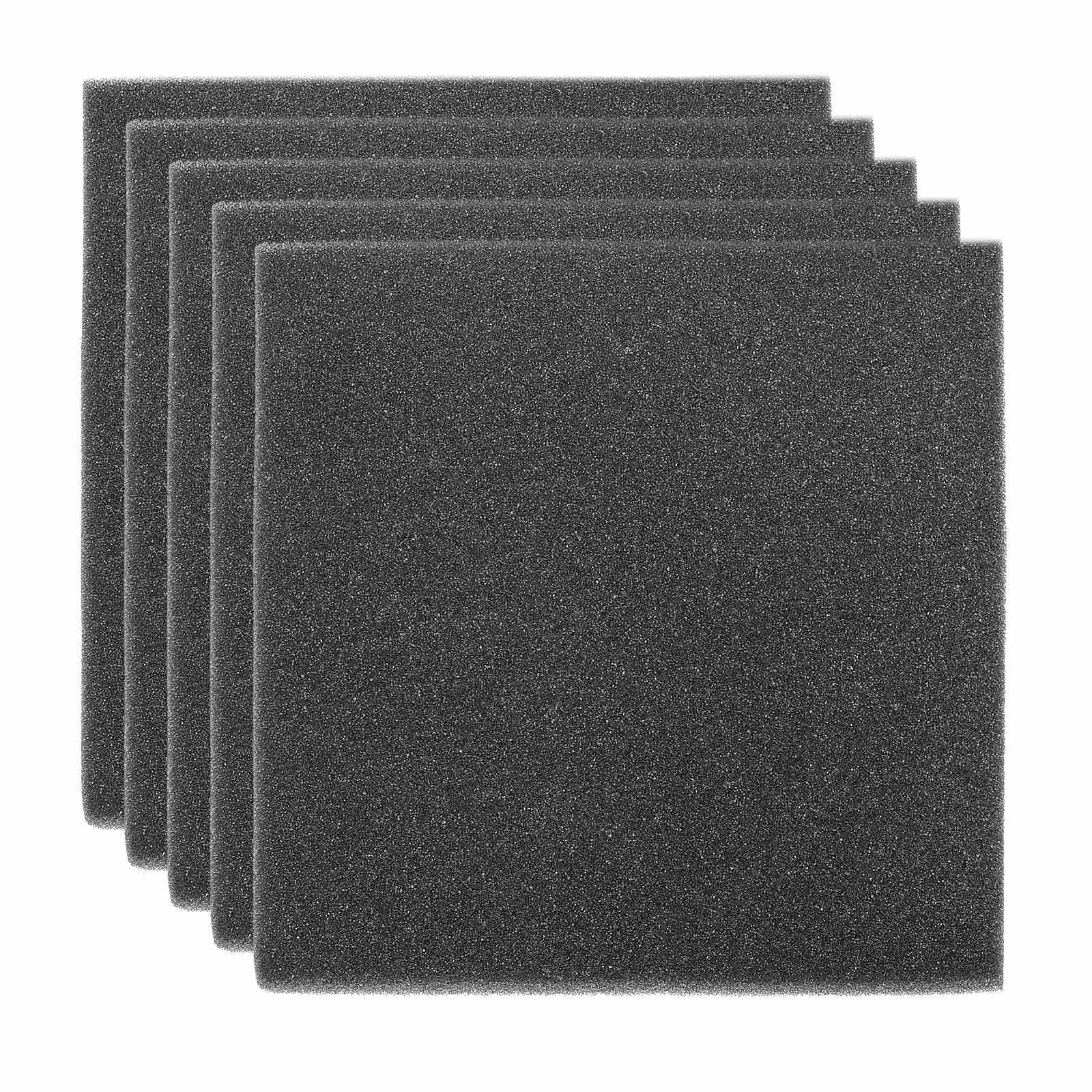 Nexarelle Fan Replacement Filters 5 Pcs Fan Filter Foam Sponge (20 x 20 x 1 cm) - Breathable, Soft for Air Compressors Inverter Chassis Vacuum Cleaners Computer Ventilator Fan
