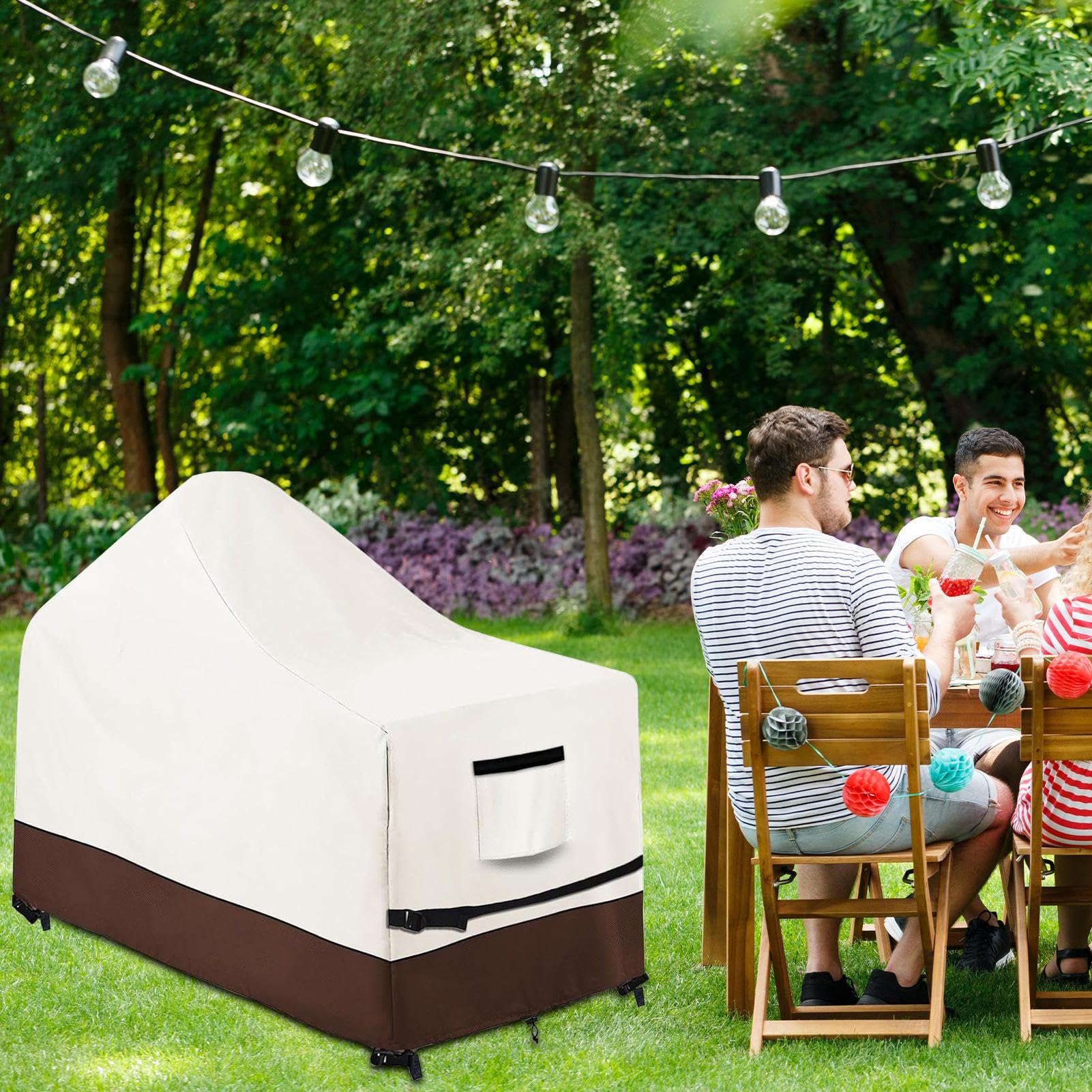 Na Do Barbecue Ochrona Odporna Na Blaknięcie | Osłona Na Barbecue Przeznaczony Do Użytku Na Zewnątrz W Ogrodzie Na Tarasie Na Podwórku Podczas Kempingu I Pikniku W Porze