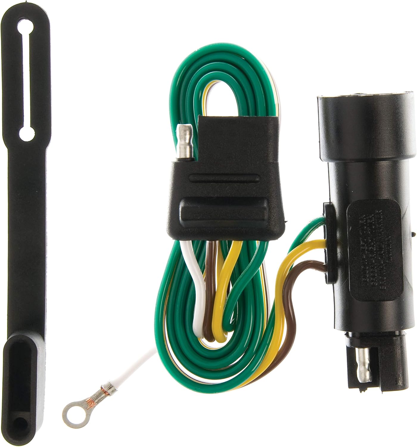 CURT 55301 Vehicle-Side Custom 4-Pin Trailer Wiring Harness for Select Ford F-250 Crew Cab, Ford F-Series