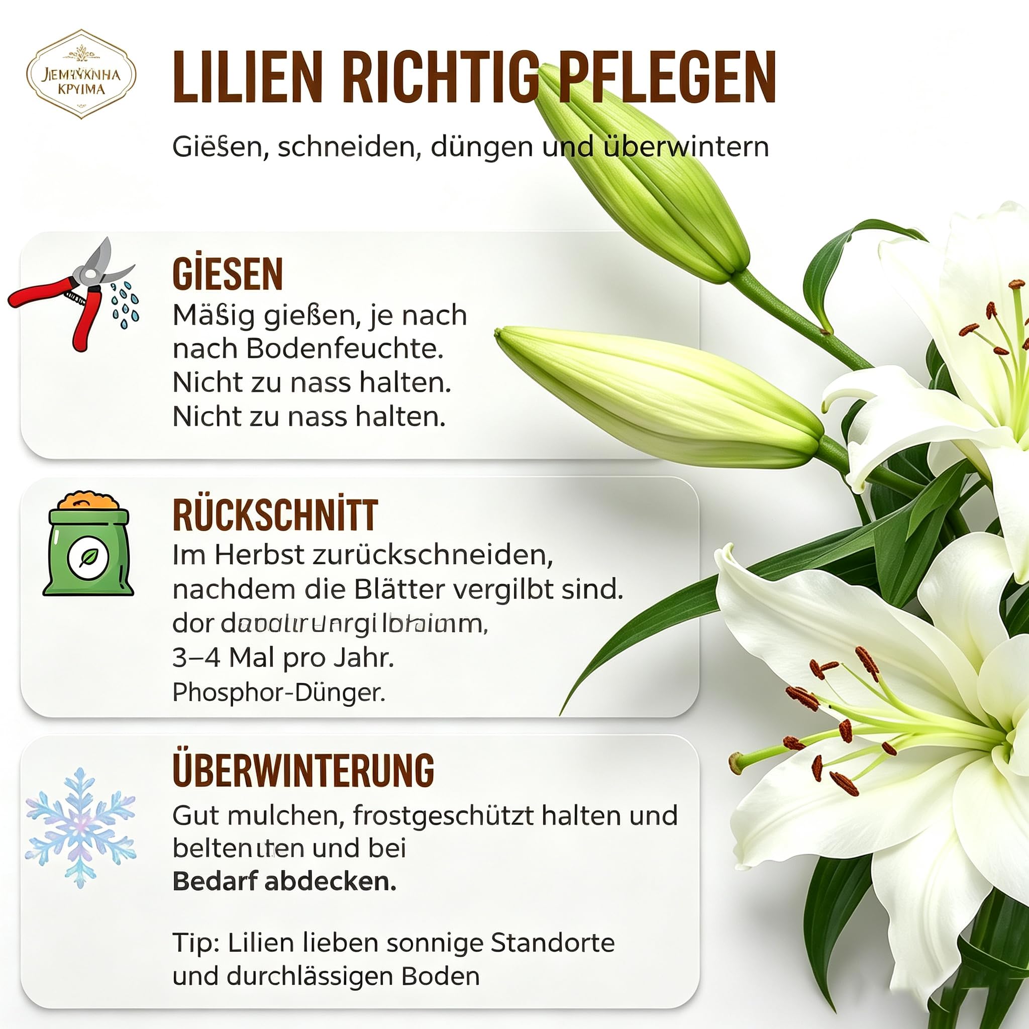 Einzigartige Exklusive Lilienzwiebeln| Frostresistent, Pflegeleicht, Für Alle Arten von Gärten-10 Wurzeln-J