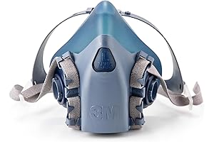 3M 6501QL Reusable Respirator Half Facepiece 7501, NIOSH Approved