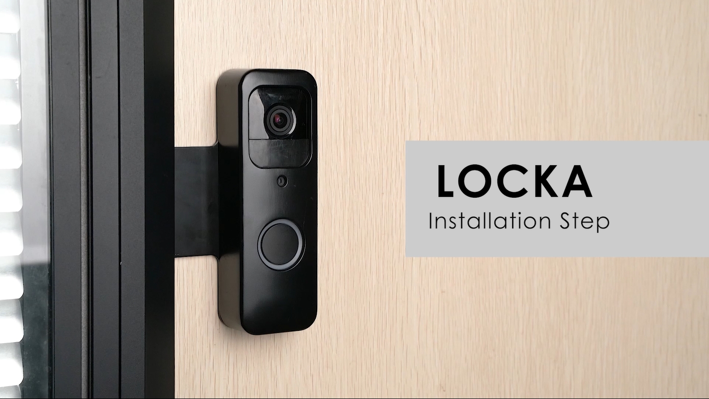 LOCKA Blink Doorbell Mount, Full-Metal Anti-Theft, No-Drill