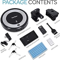 Vista 10 de SereneLife Robot aspirador automático programable, robótica limpieza automática del hogar para alfombras limpias de suelos de madera dura