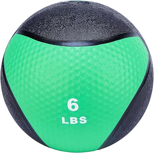 Signature Fitness Balón medicinal ponderado para ejercicios de entrenamiento, pelota de pared y pelota de golpe