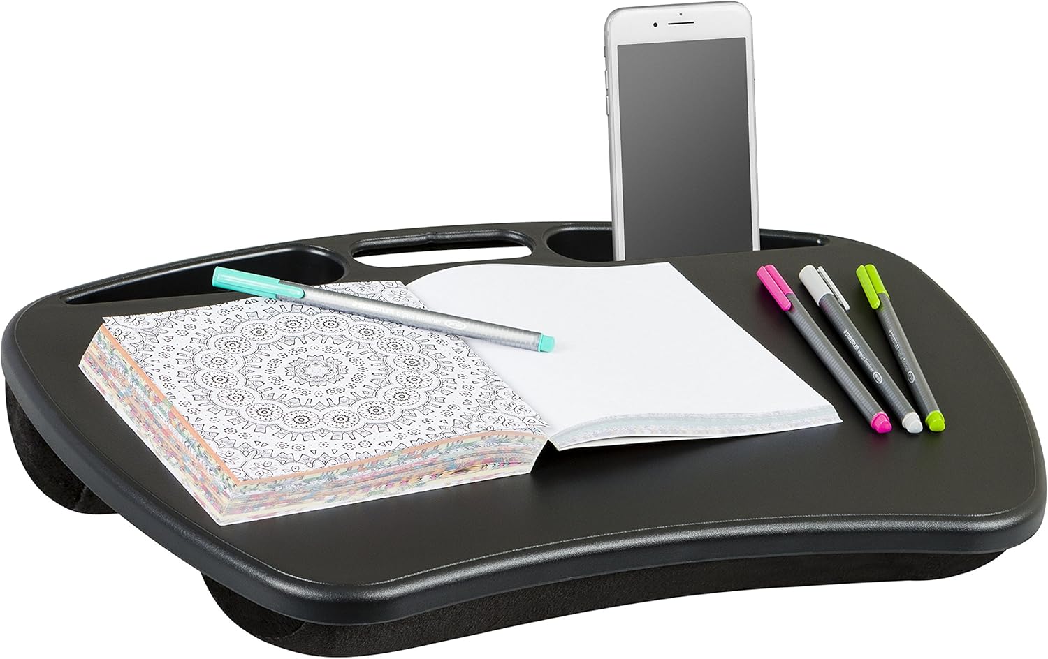 LapGear MyDesk Lap Desk Black Fits up to 15.6 Inch