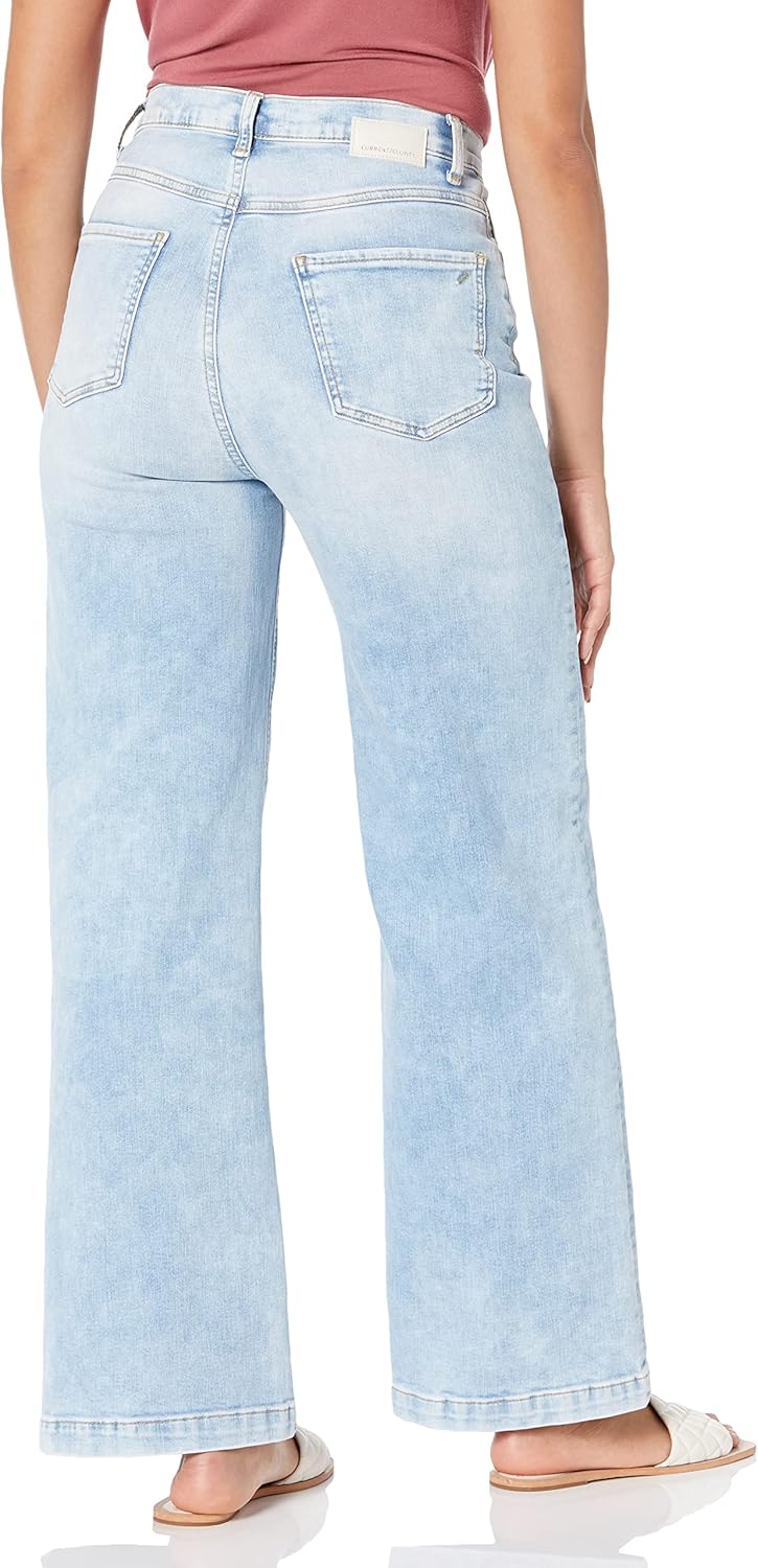 Current/Elliott Women’s The Navigator Wide Leg Pant – High Rise Denim for Women - Image 2