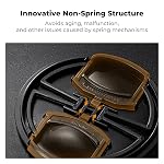K&F CONCEPT 58mm Couverture du bouchon de l'objectif avant 2 Faites votre valise, 5-in-1 Couverture d'objectif avec 2 Gardien anti-perte et 1 Clou de nettoyage de microfibres, Compatible avec Canon Nikon Sony objectifs de caméra avec 58mm Fil de filtre