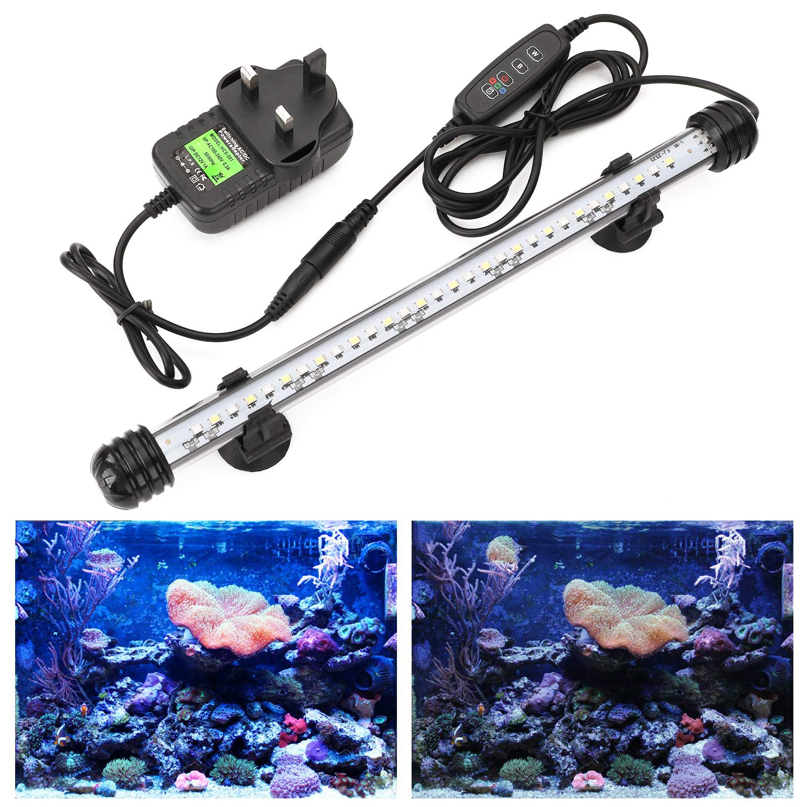 Luce LED Per Acquario Greensun 78cm - Controllo APP, Sincronizzazione Musica, RGB, Impermeabile IP68