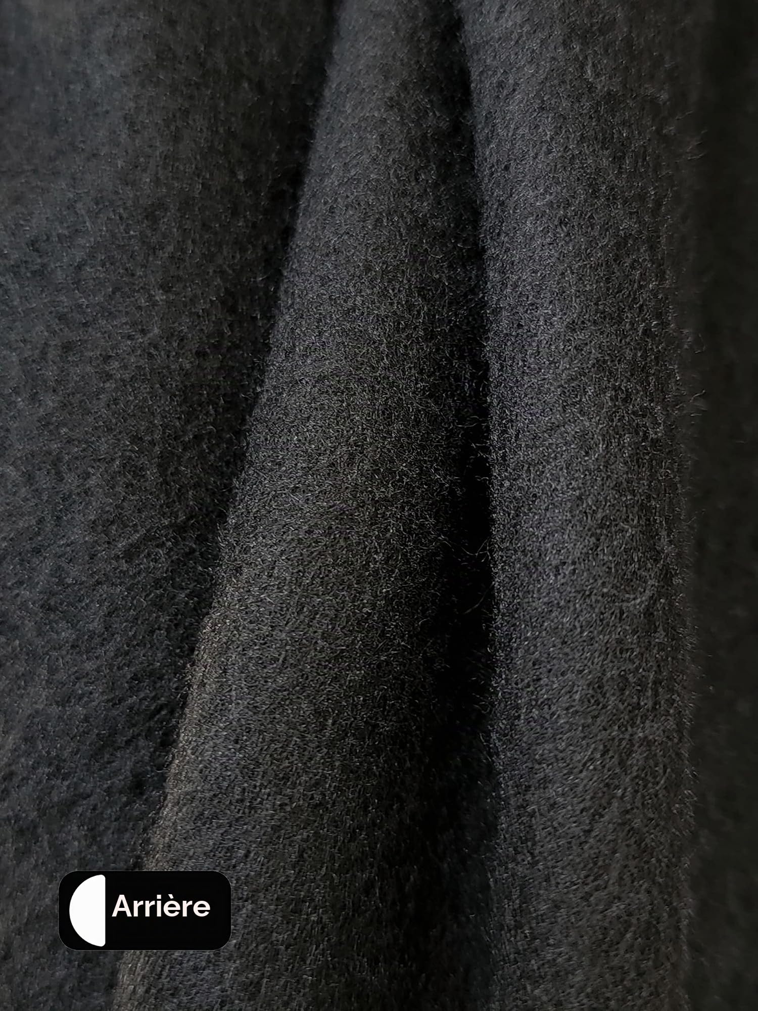 Atout Ciel Rideau occultant Thermique Velours frappé doublé Polaire à œillets 140x240cm prêt a Poser, Gris