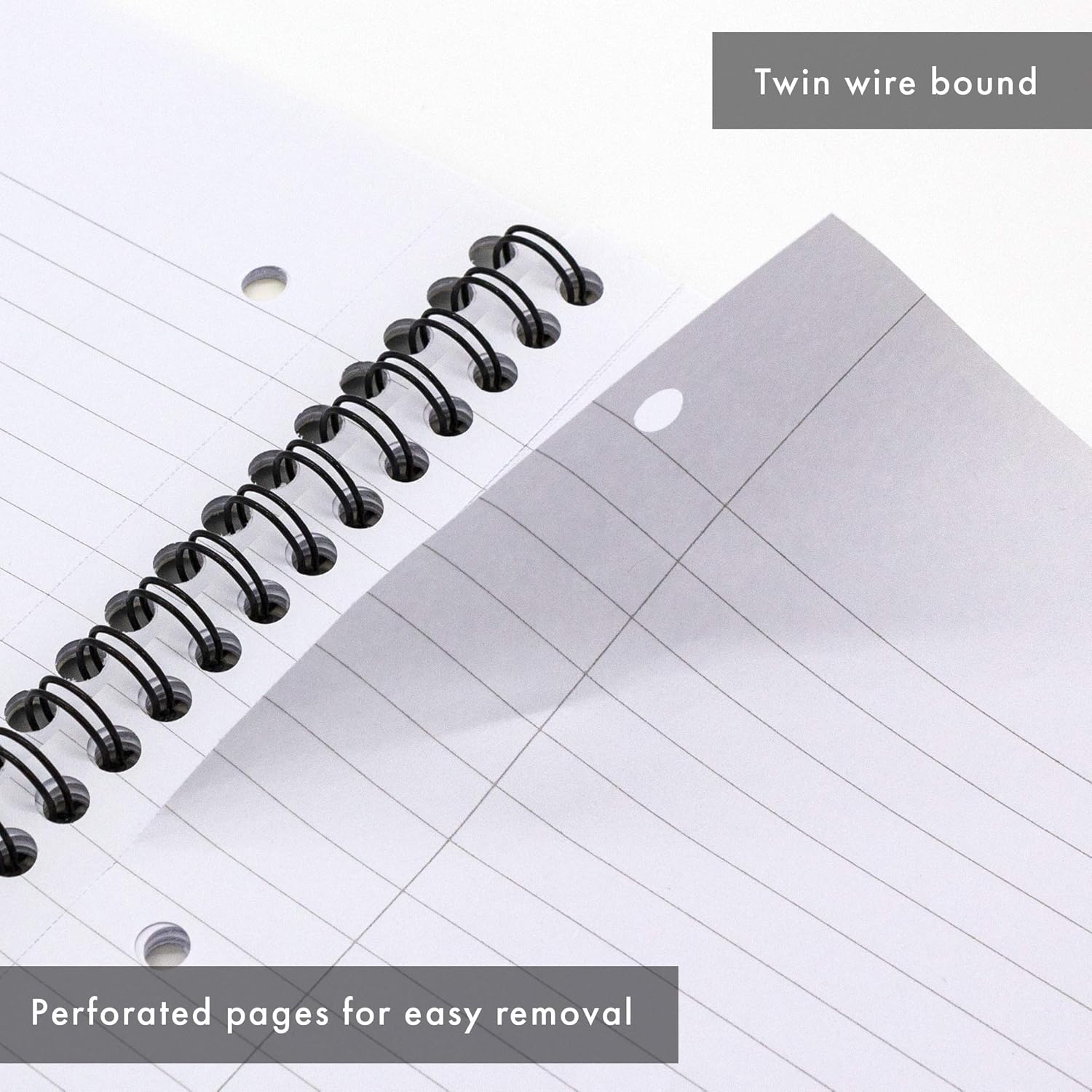 Pukka Pad Notebook Wirebound Editor 80gsm Ruled and Margin 4 Hole 100 Pages A4 Ref EM003 [Pack of 3]