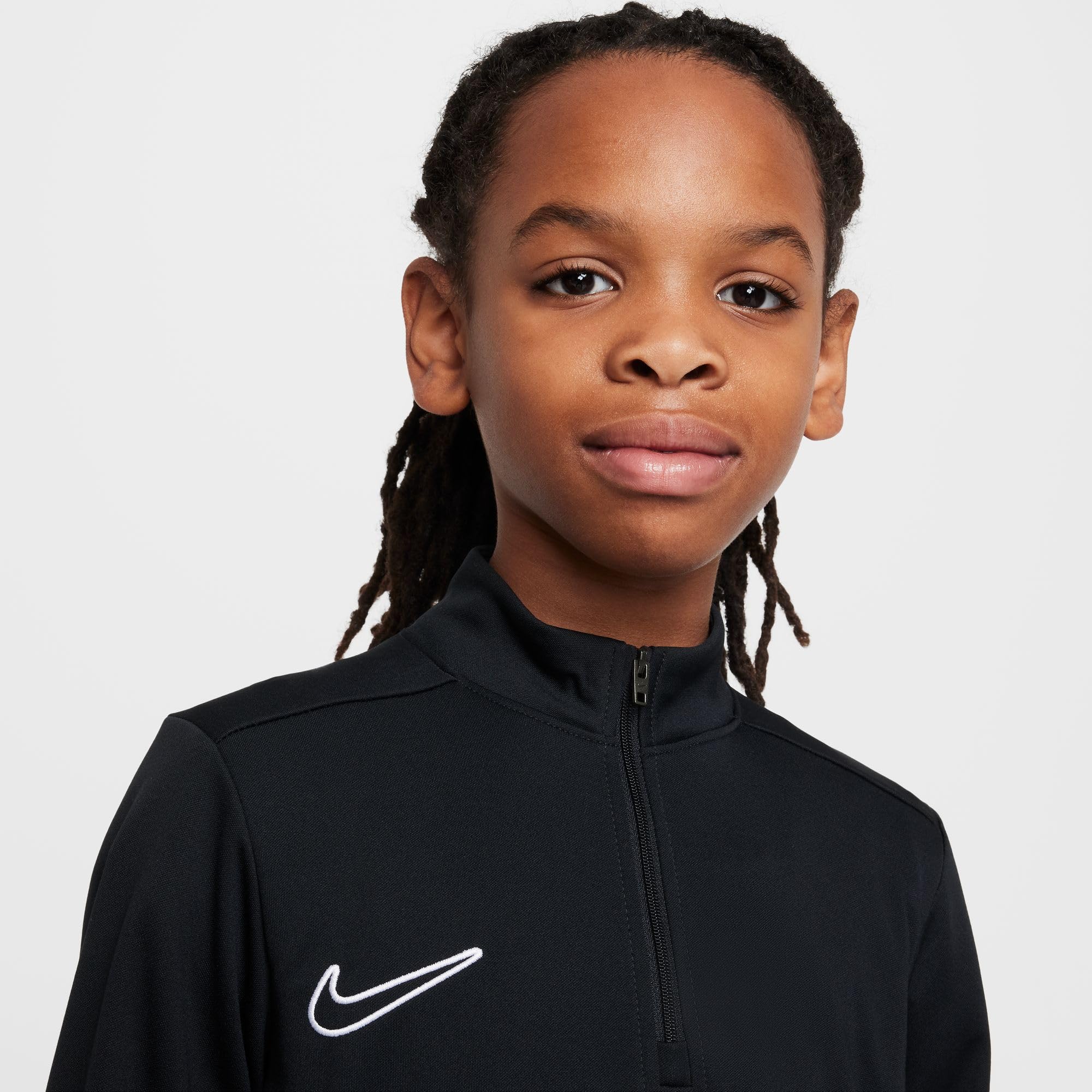 NIKE Academy Camiseta de Entrenamiento de Fútbol de Manga Larga Dri-fit con Cremallera de 1/4 - Niño/A Sweatshirt Unisex niños (Pack de 1)