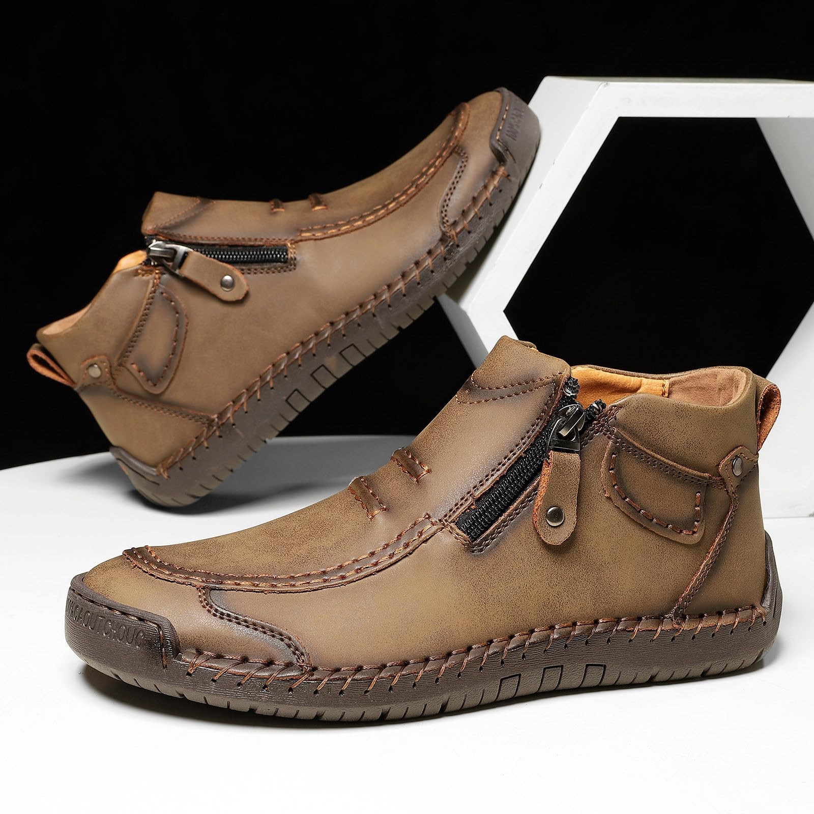 Generisch Sneaker Paar Herren Frühling und Sommer rutschfeste Laufschuhe Modische Leichte Schuhe Mittlere und Senioren