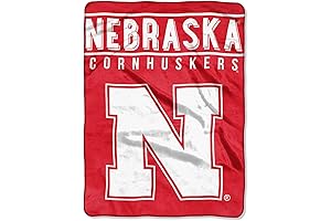 Blanket Comfort for the Devoted Cornhusker Fan