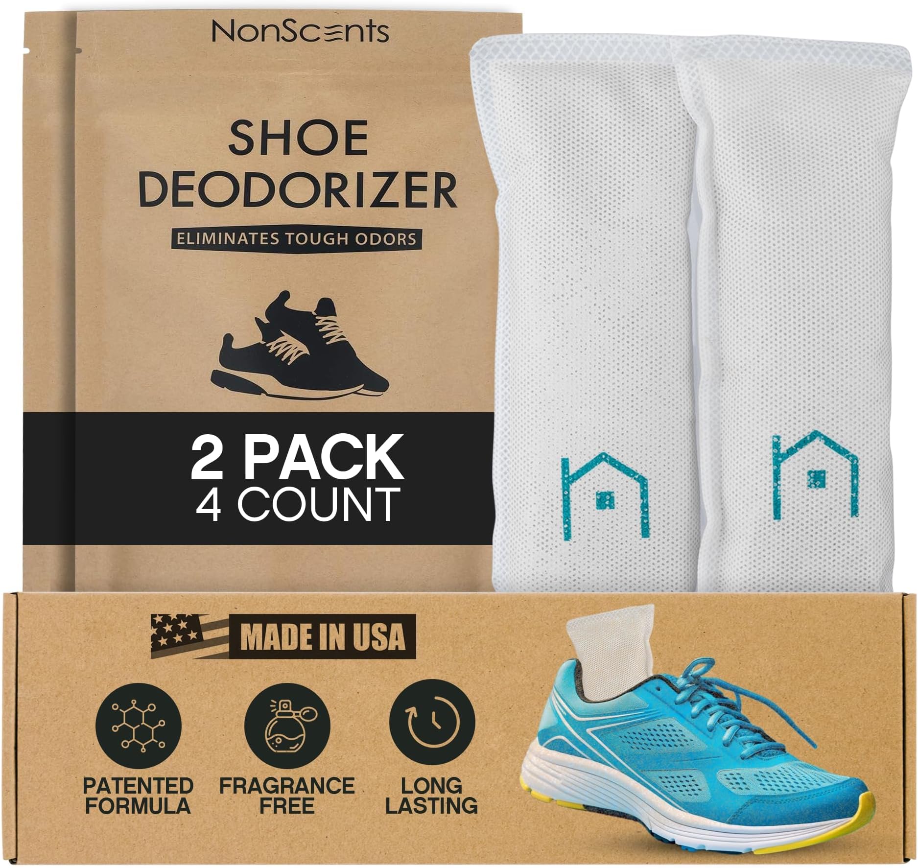 Zorpads Odor Eliminating Shoe Inserts Five Pairs As Seen