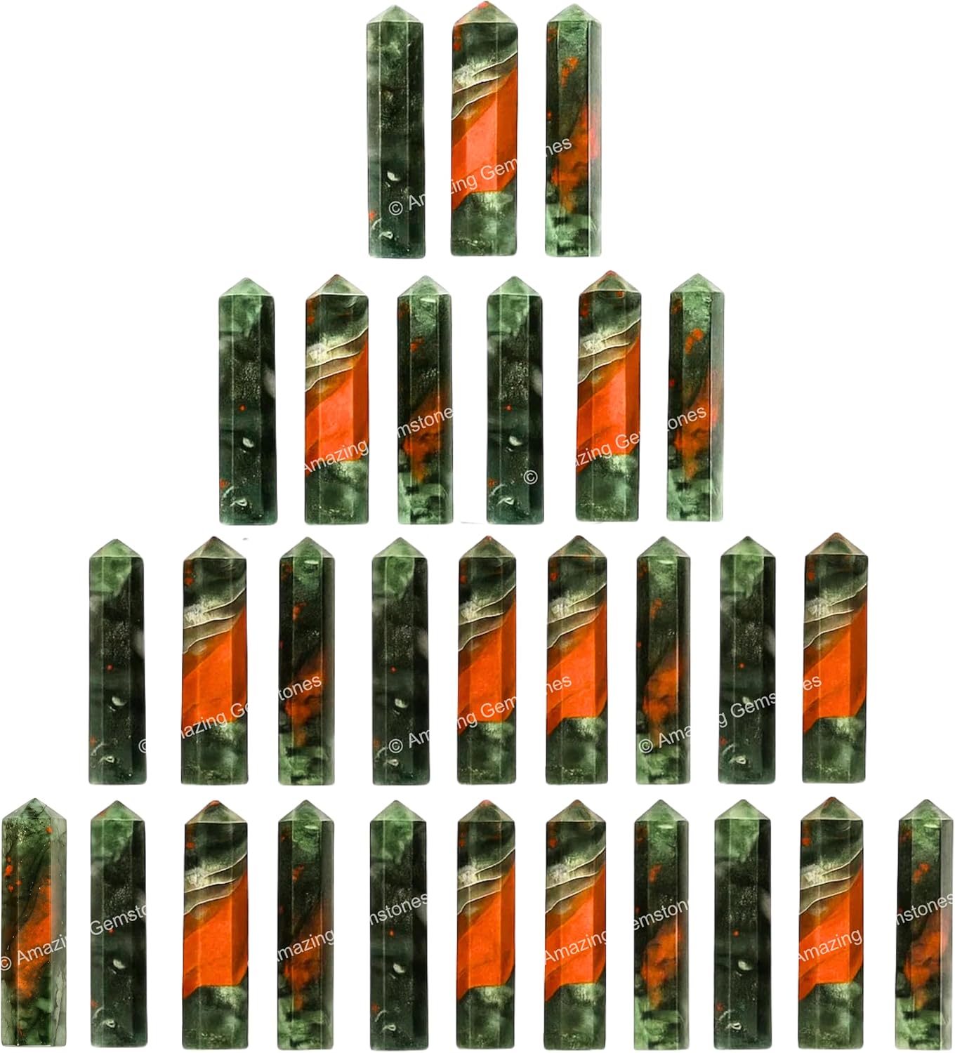 Amazing Gemstone Crystal Points Bulk Healing Crystals & Stones - Premium Single Terminated Healing Wand Point Bulk Crystals for Crafts, Crystal Grid, DIY Work