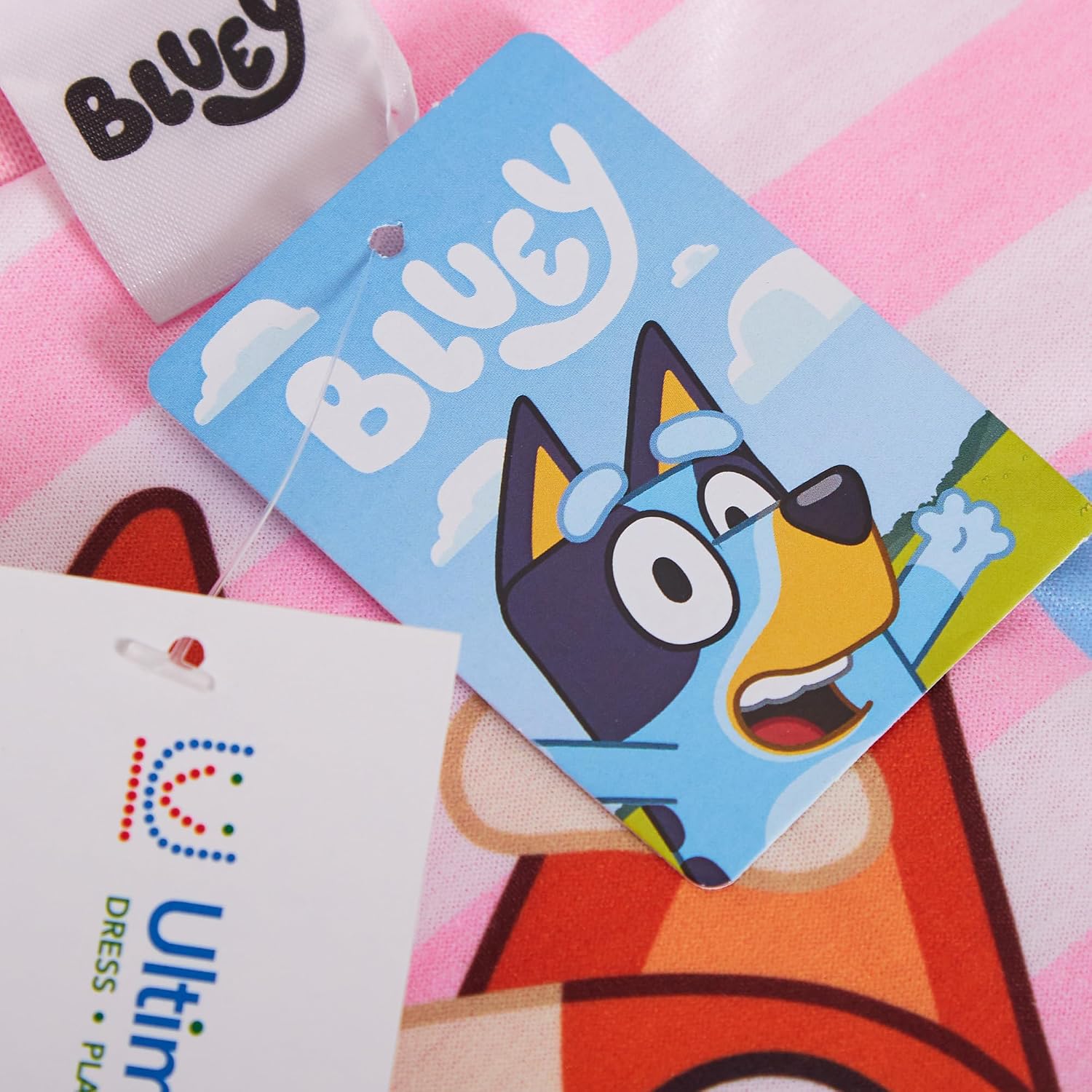 Bluey Girls 3 Pack T-Shirts for Kids Multipack Tees 100% Cotton Puppy Bingo Dress Up