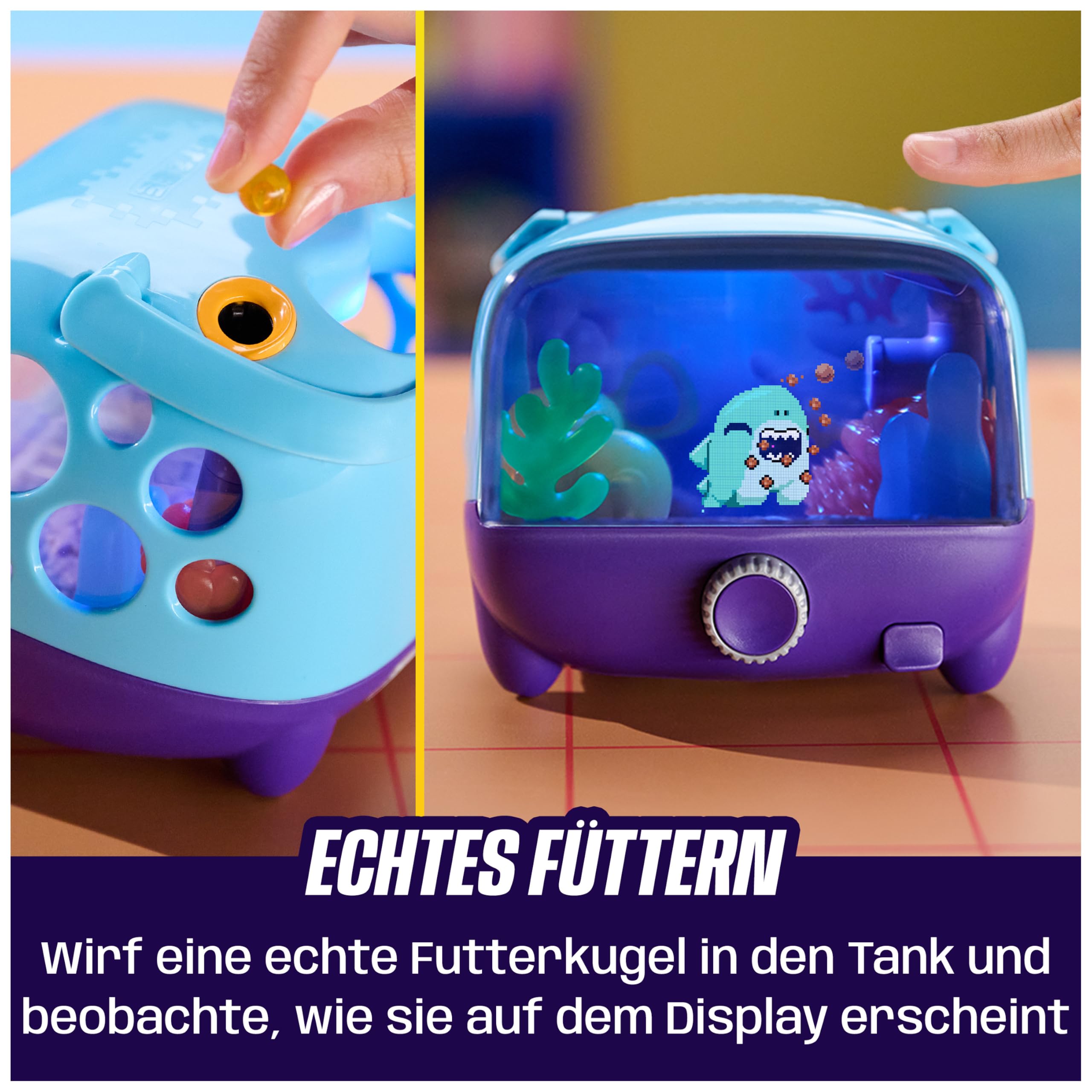 Bitzee Aquarium, digitales Haustier, sensorisches 3D Spielzeug ab 5 Jahren