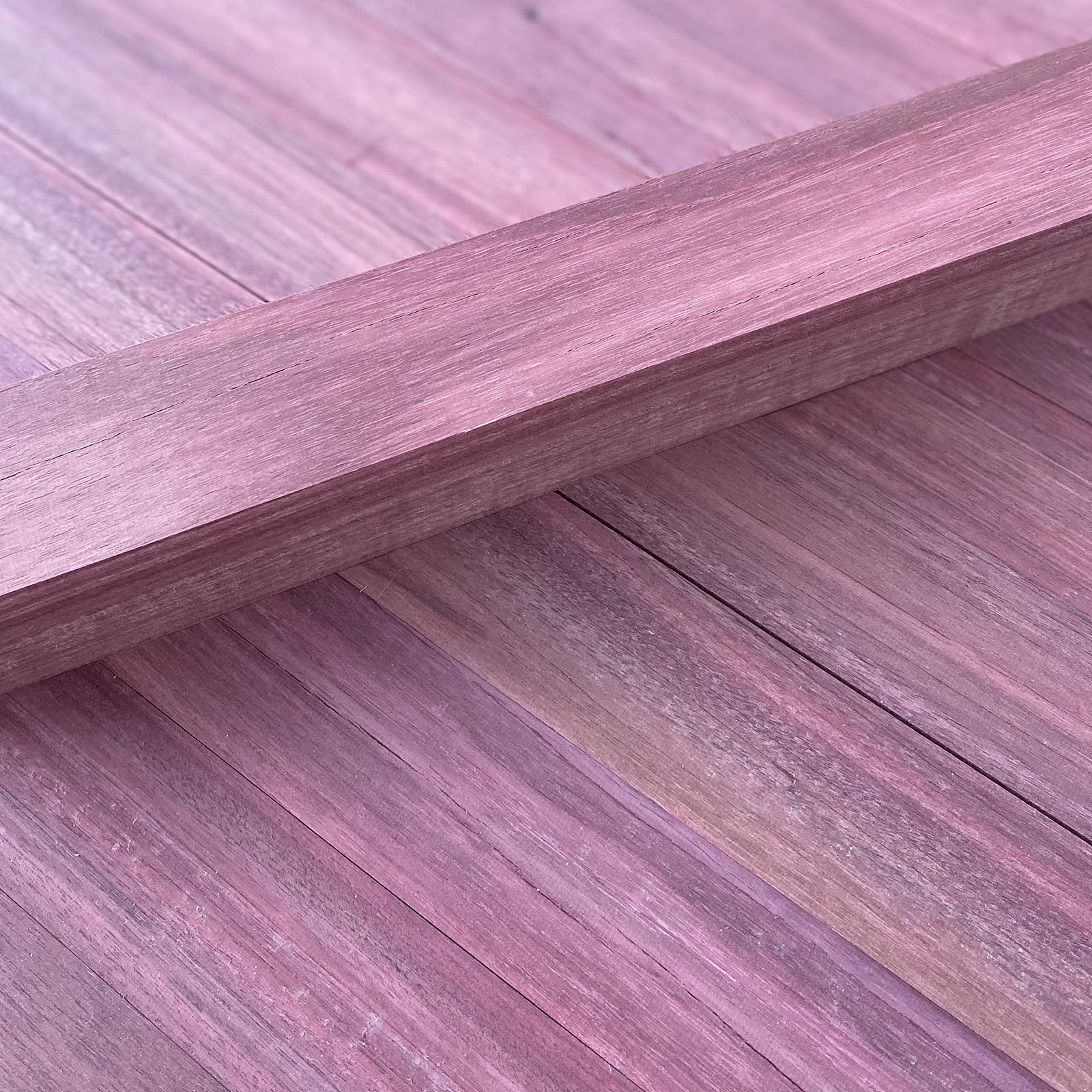 ECI Purple Heart Amaranth - Ripiano 40 x 300 mm, in legno di tornitura, suono viola, legno