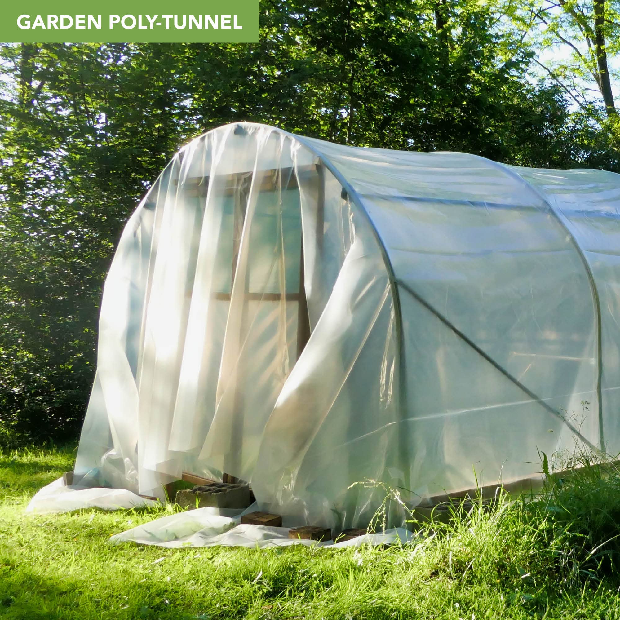 BLOSTM Fogli di Polietilene Per Impieghi Gravosi 2m X 3m Fogli di Plastica Spessa Per L'isolamento del Giardinaggio e la Protezione Dalle Macerie di Edifici - 1000g (250 micron)