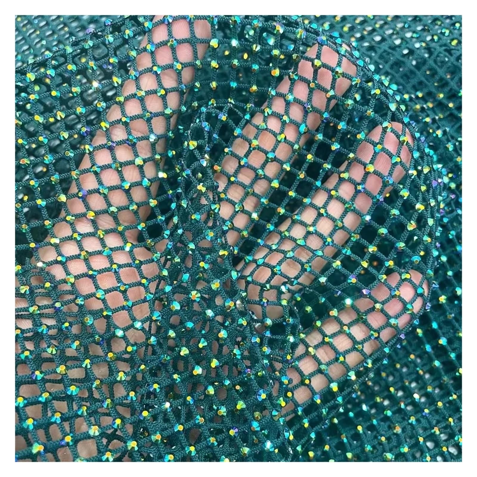 Costura de malla de diamantes de imitación, cinta artesanal, adorno de tela de cristal, cinta de Strass, red con adorno for vestido Garm