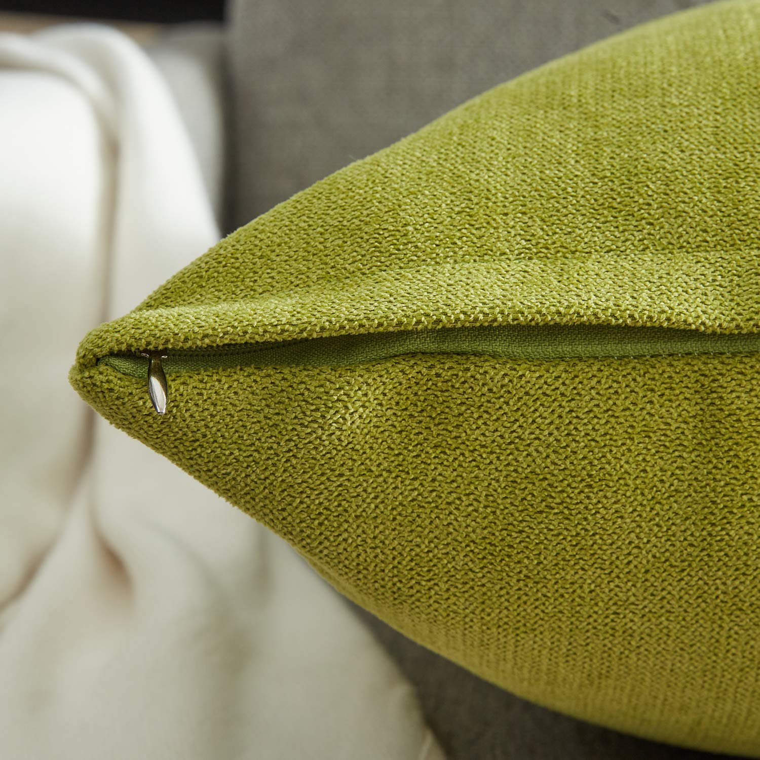 Amazon.co.jp: Topfinel クッションカバー リネンっぽい 65×65cm 北欧