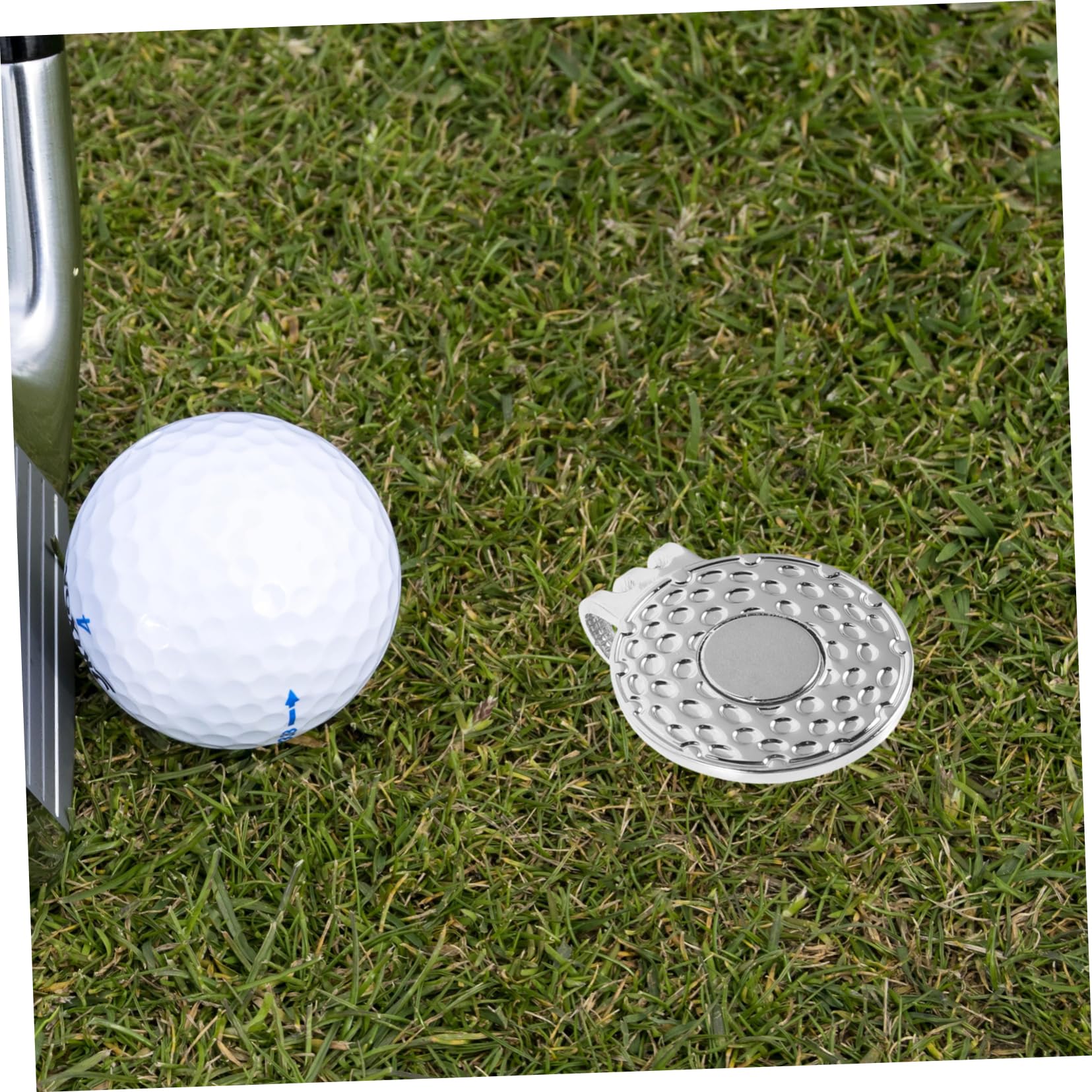 ifundom 4 Set Clip per Cappello Golf con Marcatore Ball Marker Metallo Design Golfisti E Appassionati Sport 4 Pezzi*4
