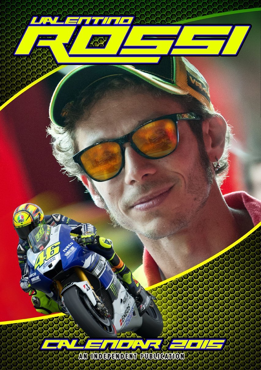 VALENTINO ROSSI 2015 UK LARGE A3 SIZE WALL CALENDAR BRAND NEW & FACTORY SEALED BY DREAM