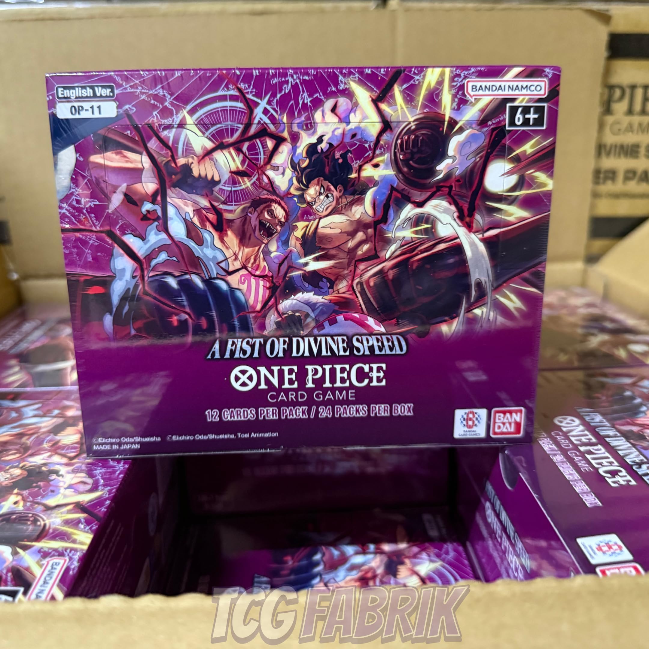 OP11 Booster Box English A Fist of Divine Speed Booster Box
