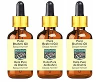 Vista 5 de Aceite de Brahmi puro (Bacopa monnieri) con cuentagotas de vidrio 0.5 fl oz (0.50 oz)