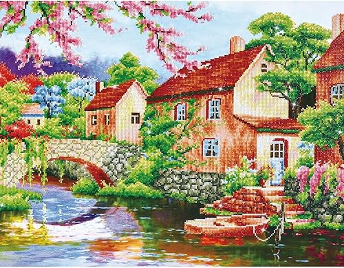 Miniatura 6 de DIAMOND DOTZ Coming Home - Kits de pintura de diamantes de paisaje para adultos, kits de arte de diamantes, un kit de manualidades creativo