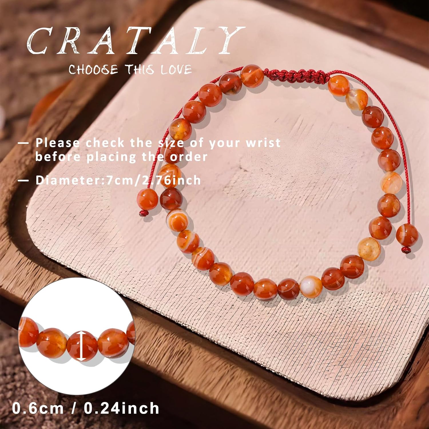 Irregular Healing Crystal Wrap Bracelet for Women Men, Natural Stone Birthstone Adjustable Jewelry,Anxiety Relief Jewelry,Protection Bracelets For Birthday Valentines Day Mother's Day Christmas Thanksgiving Gifts - Image 2