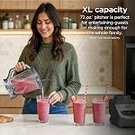 Ninja BL660C Professional Countertop Blender With 1100-Watt Base,72Oz Total Crushing Pitcher and(2)16 Oz Cups For Frozen Drinksand Smoothies,Silver/Gray,1100W,(Canadian Version)Silver/Grey,7.8 Pounds