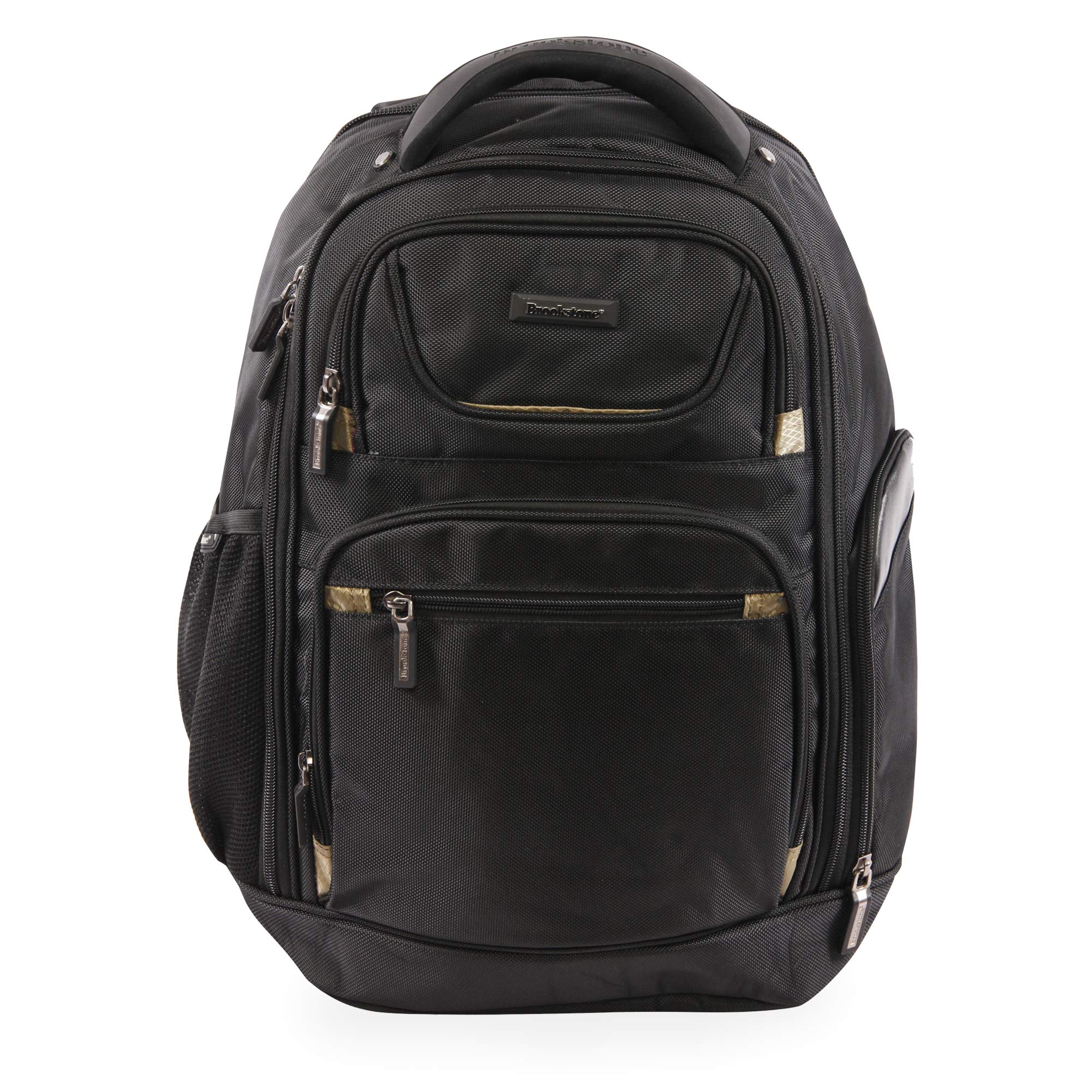 Laptop Backpack, Black/Gold, 18 Inch