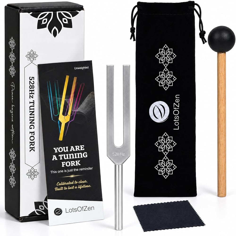 528Hz Single Tuning Fork – Precision Sound Tool for Mindfulness and Relaxation — 사진 1