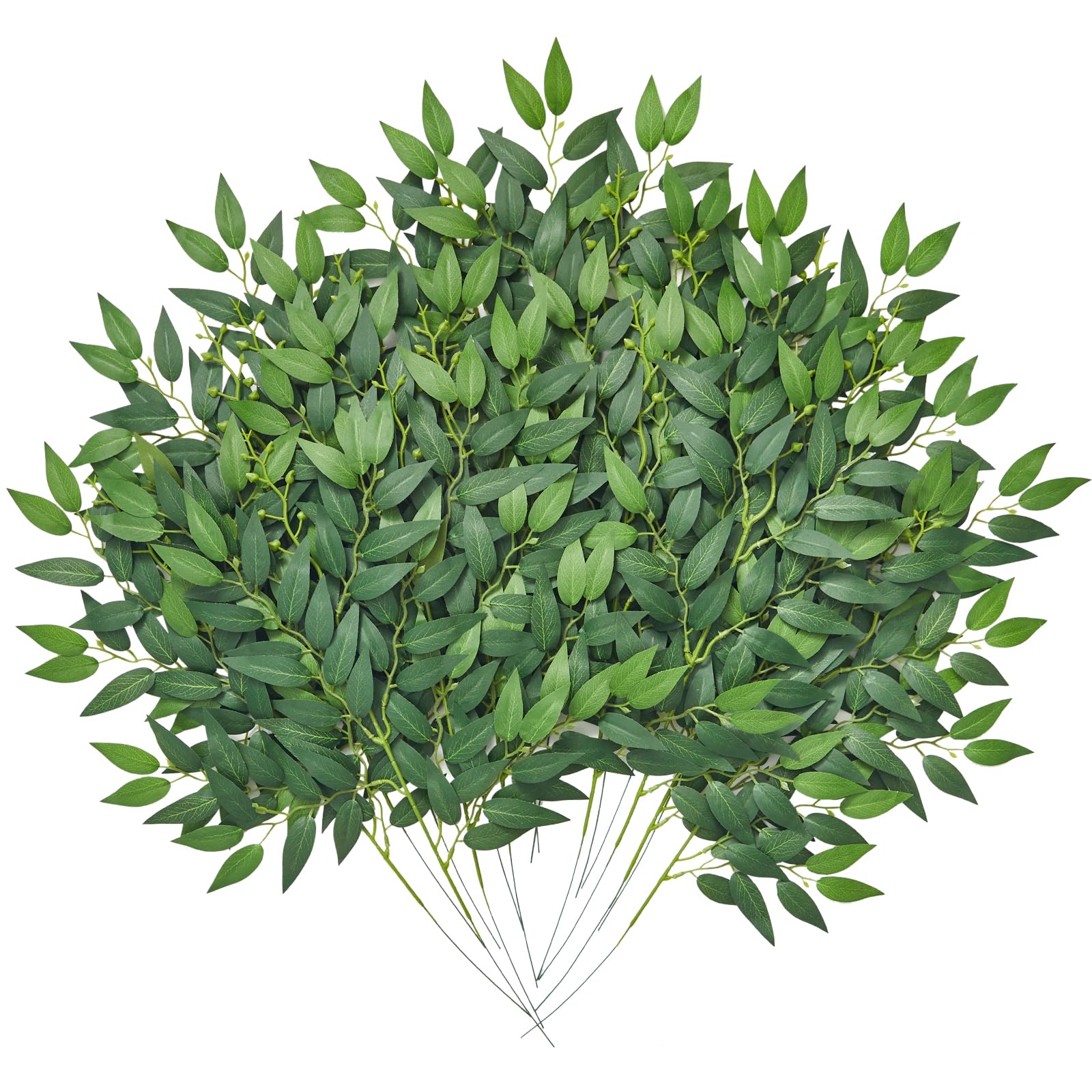 Ruscus italien artificiel Serwalin pour vase haut sans entretien